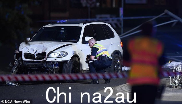 白色 BMW X5(如图)撞向坐在历史悠久的戴尔斯福德皇家酒店庭院中的顾客