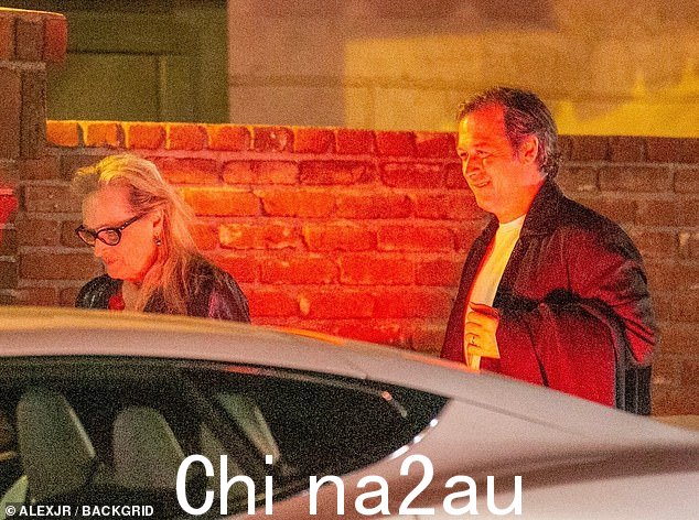 标志性美女:这位《妈妈咪呀》校友把她平常的金发和白发放下来,从脸上光滑地向后梳去。她戴着一副标志性的黑色猫眼框眼镜