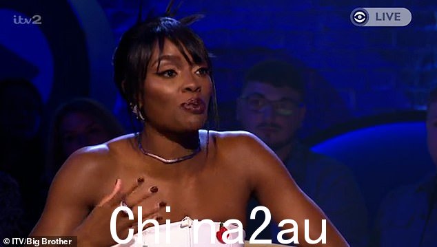 退出:老大哥观众有话赞美的AJ Odudu 在 Chanelle 被赶出家门后接受退出采访