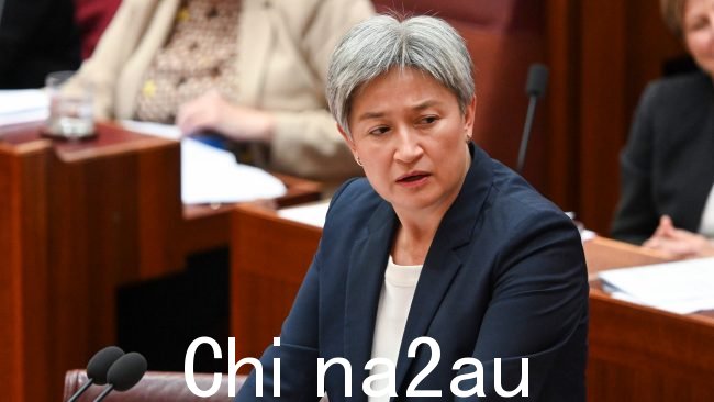外交部长彭妮黄敦促以色列结束对加沙的“痛苦”空袭行动,并透露澳大利亚正在推动停火协议。图片:NCA NewsWire/Martin Ollman