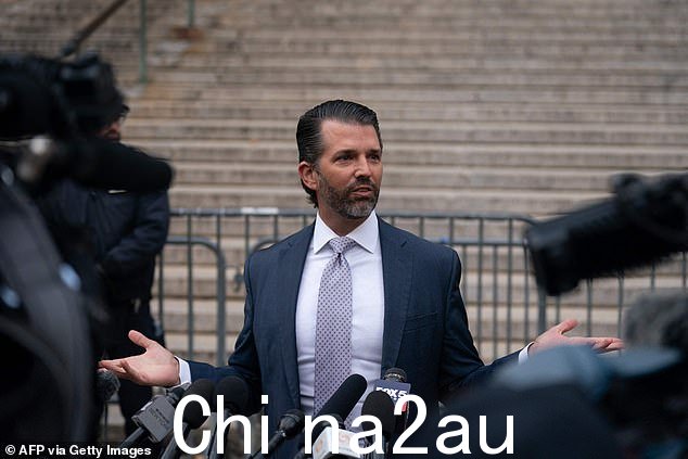 小唐纳德·特朗普表示,纽约总检察长莱蒂蒂亚·詹姆斯通过对特朗普集团发起 2.5 亿美元的民事欺诈诉讼,为纽约企业树立了一个“可怕的先例”” class=