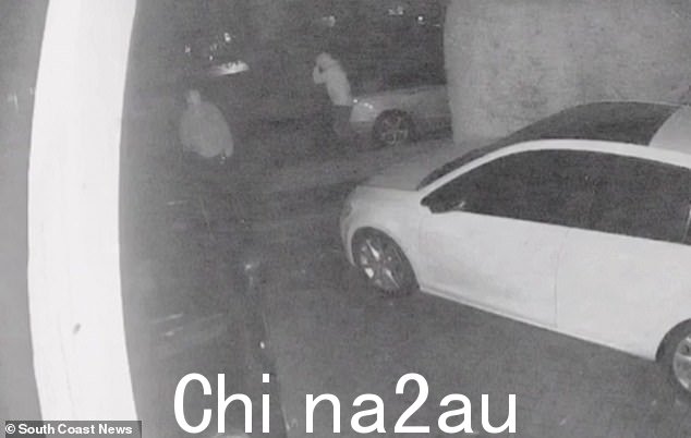 令人毛骨悚然的门铃镜头出现在追捕两名在绿树成荫的萨里村庄砍轮胎的“治安破坏者”的过程中