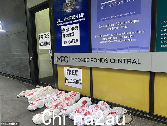 政府服务部长 Bill Shorten 是被亲巴勒斯坦激进组织攻击的七名工党议员之一