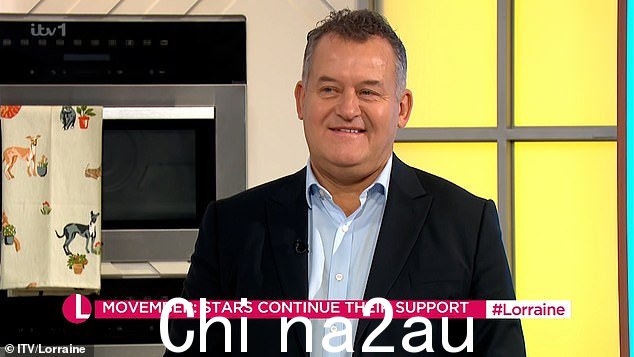 无癌症:65 岁的 Paul Burrell 自豪地承认他获得了“在与前列腺癌长期斗争后,医生表示“一切都清楚了”,周四他与 Lorraine 交谈时