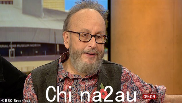 坦白:毛茸茸的骑车人戴夫·迈尔斯 (Dave Myers) 公开表示,他在眼镜店进行例行检查后被诊断出患有早发性青光眼(上周如图)