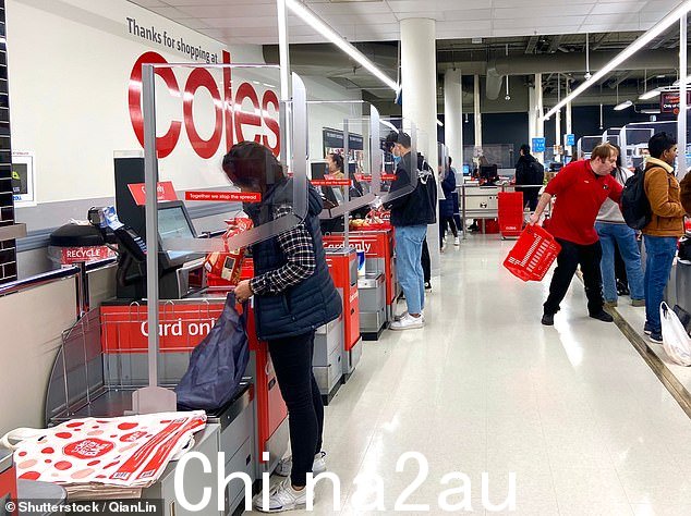 Coles 表示超过三分之二的顾客更喜欢自助结账的便利(如图)
