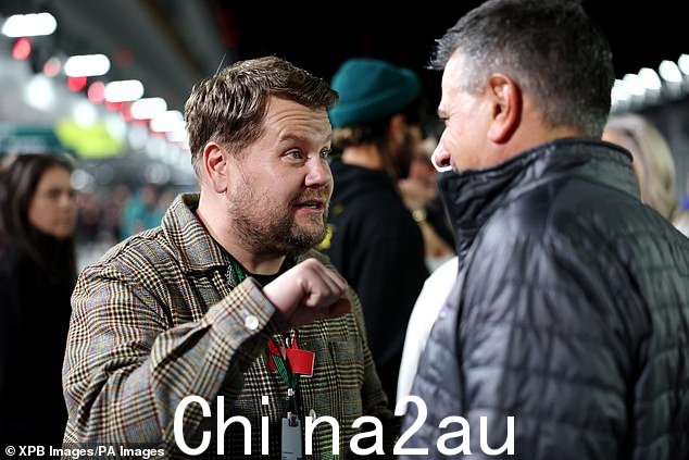 明星云集:詹姆斯·柯登和戈登·拉姆齐是过去几天抵达拉斯维加斯参加 F1 大奖赛的名人之一