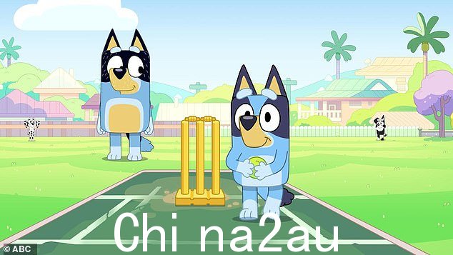 邀请粉丝投票,澳大利亚最受喜爱的《Bluey》剧集是《Cricket》(如图),它是一场失控的胜利者