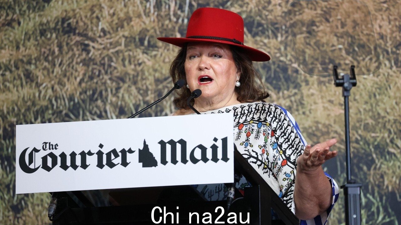 大多数农民买不起实现净零排放的成本“惊人”:Gina Rinehart