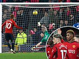 埃弗顿 0-3 曼联回顾 - 亚历杭德罗·加纳乔打入一记令人惊叹的倒钩球，马库斯·拉什福德和安东尼·马夏尔也都进球