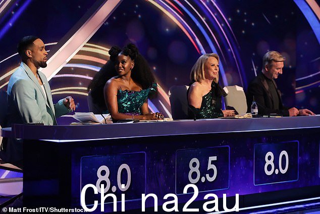 节目:Jayne 和 Chris 与 Diversity 舞者 Ashley Banjo 和前 Strictly 明星 Oti Mabuse 一起担任 ITV 比赛的评委
