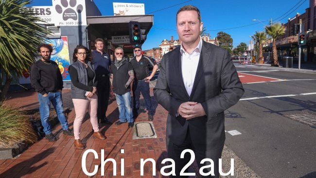 影子财务主管 Brad Rowswell 表示,政府与绿党的“肮脏协议”将“在维多利亚人最无力承受的时候惩罚他们”它。”图片:Wayne Taylor(自由摄影师),澳大利亚新闻集团