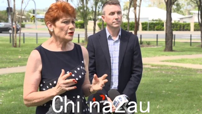 一国党领袖宝琳·汉森 (Pauline Hanson) 宣布，她的幕僚长詹姆斯·阿什比 (James Ashby) 将在明年的昆士兰州选举中竞选吉宝席位。图片：提供的