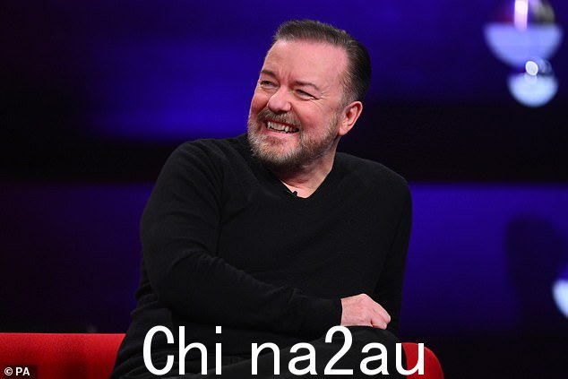喜剧演员 Ricky Gervais 也在节目中并讨论了他的单口喜剧特辑《世界末日》