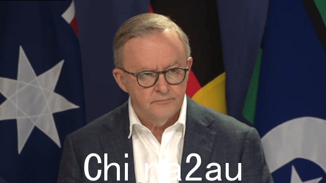 总理安东尼·阿尔巴内塞 (Anthony Albanese)当他简要提到周六悉尼的极端高温，气温飙升至 40 摄氏度以上时，他提到了气候变化。