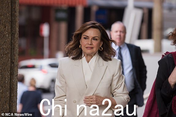 SYDNEY,澳大利亚 - NewsWire 照片,2023 年 12 月 101 日:丽莎·威尔金森 (Lisa Wilkinson) 抵达悉尼联邦法院。图片:NCA NewsWire / Flavio Brancaleone