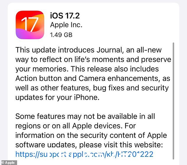 它们是世界上最受欢迎的智能手机之一,如果你有 iPhone,请确保立即更新。Apple 本周发布了名为 iOS 17.2 的新更新