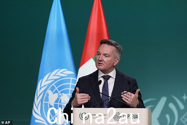 Bown 先生在 Cop28 气候谈判中的演讲开始时对世界上所有原住民表示了“感谢”