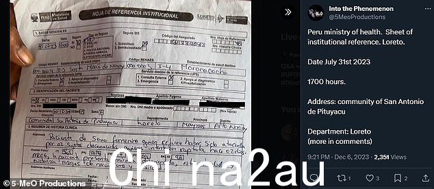 新闻报道称,塔莉娅在企图绑架过程中颈部被割伤,并受到其他伤害。纪录片组织 5-MeO 在社交媒体网站 X 上发布了医院记录的照片,试图证实Talia 和她家人的故事