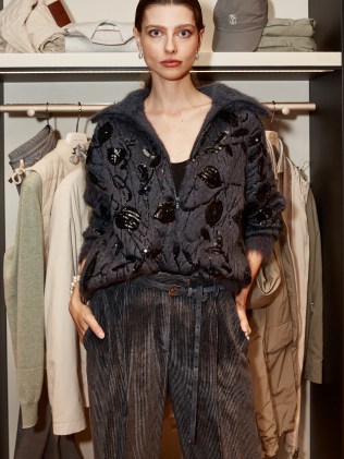 开幕之夜模特们穿着 Brunello Cucinelli 的衣服。图片:提供。