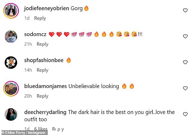 其他 Instagram 评论者坚称 Chloe 看起来很棒,其中一个人称这位真人秀明星“看起来令人难以置信”