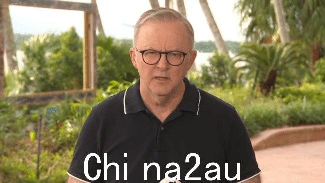 Albanese 先生表示澳大利亚在三位领导人的声明中明确谴责哈马斯上星期。图片:澳大利亚天空新闻