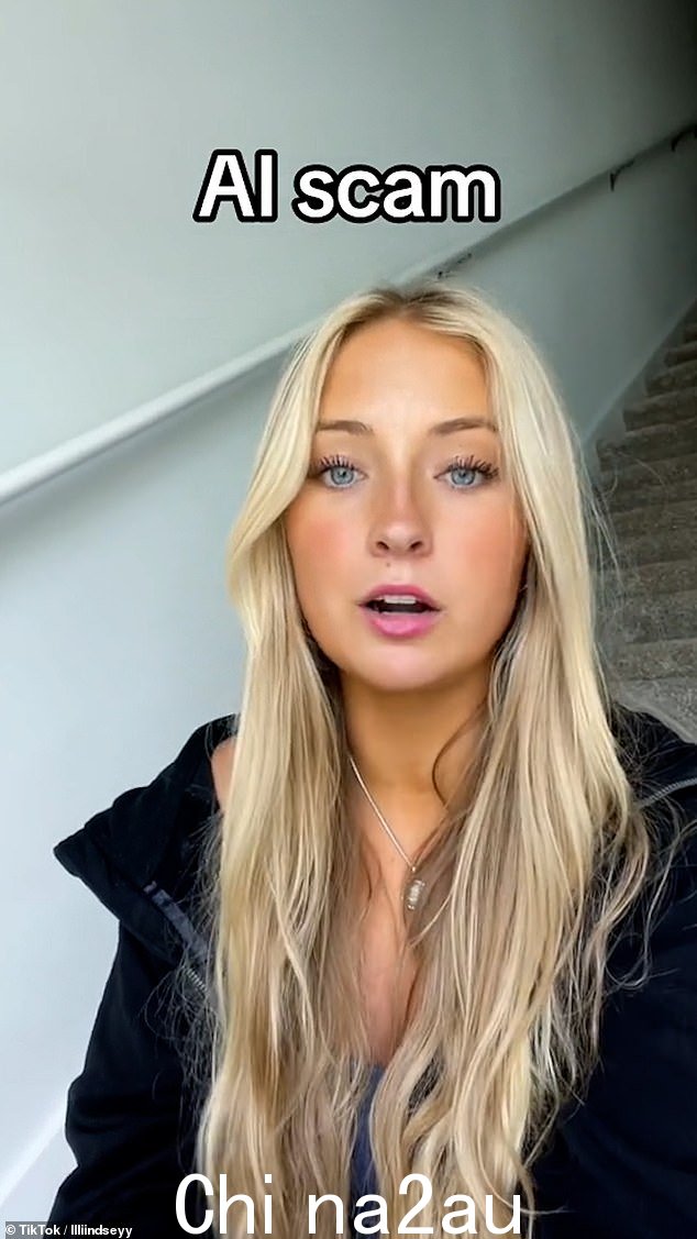 这位女士分享了她的家人如何成为人工智能语音骗局的受害者。半夜,她妈妈接到一个电话。当她接电话时,这是她女儿尖叫求救的声音的克隆