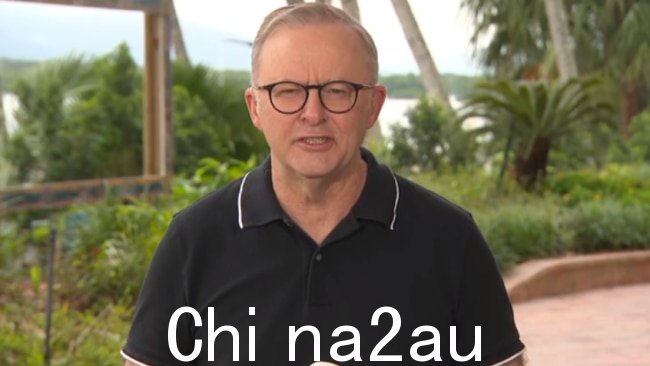 澳大利亚总理安东尼·阿尔巴内塞在接受澳大利亚天空新闻独家采访时被问及这段未经证实的剪辑时,对哈马斯进行了严厉谴责。图片:澳大利亚天空新闻