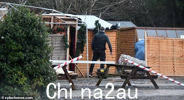 许多结构元素在风暴过后遭到损坏