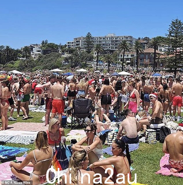 太阳一出来,很多人就挤满了悉尼的海滩度假,包括周一的勃朗特