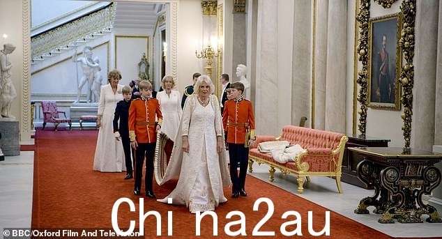 在筹备如此重大的国家活动期间,该计划是工作人员第一次能够如此近距离地接触王室