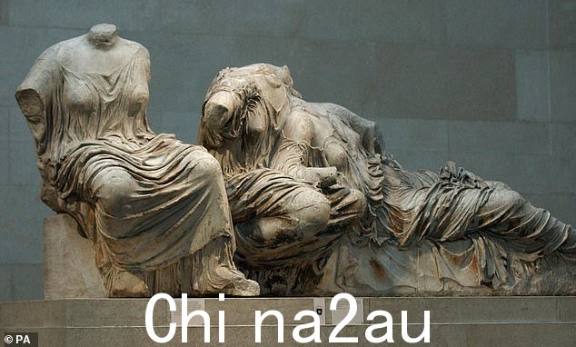 希腊准备组织“重要古物”轮流展览,以“填补空白”,以换取埃尔金大理石浮雕。图为英国伦敦帕台农神庙大理石浮雕的一部分Museum