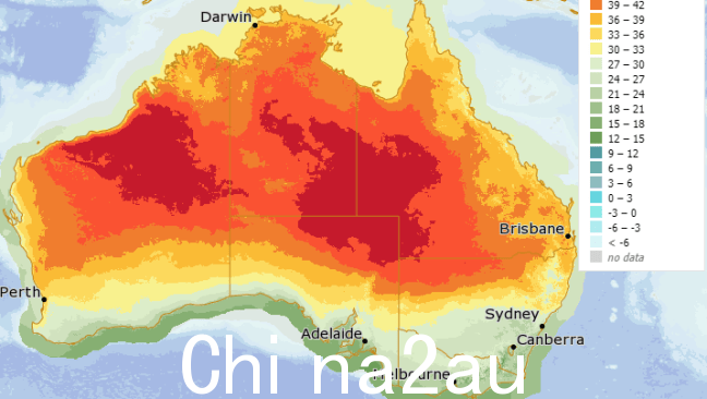 昆士兰州正准备迎接周末全州出现热浪。图片：BOM