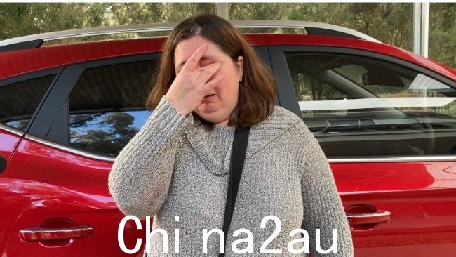Erin Patterson 的红色 MG 轿车据称在平安夜被盗。图片:Brooke Grebert-Craig。