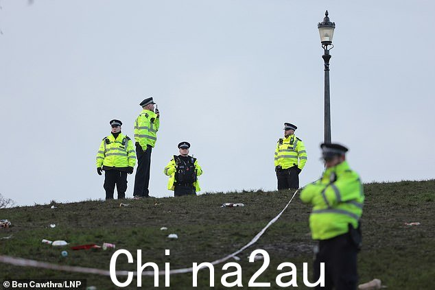 首都警察已封锁事发公园区域