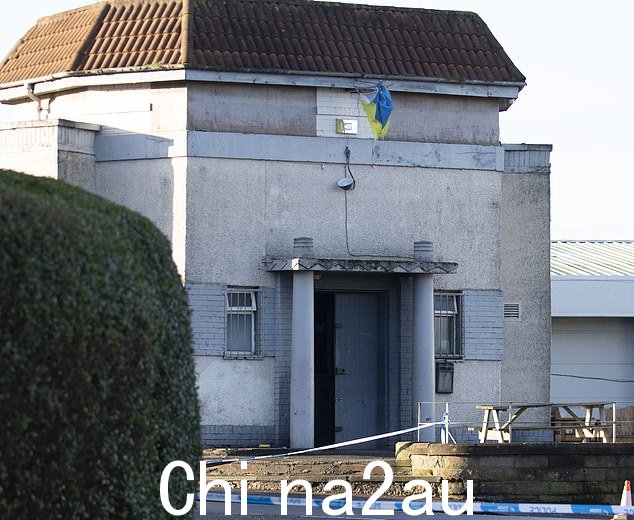 昨晚枪击事件导致马克·韦伯利死亡后今早爱丁堡的场景