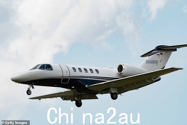 一架价值 750 万英镑的 Cessna Citation CJ4 私人飞机,注册人为马恩岛一家名为 Cabbane Limited 的公司,目前正在通过一家美国飞机经纪人出售。文件照片