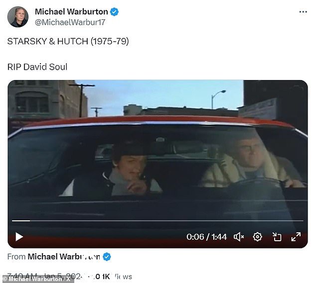 Michael Warburton 分享了 Starsky & Hutch 的旧图像
