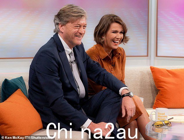苏珊娜与联合主持人理查德·马德利 (如图) 共同主持了周三的早安英国节目