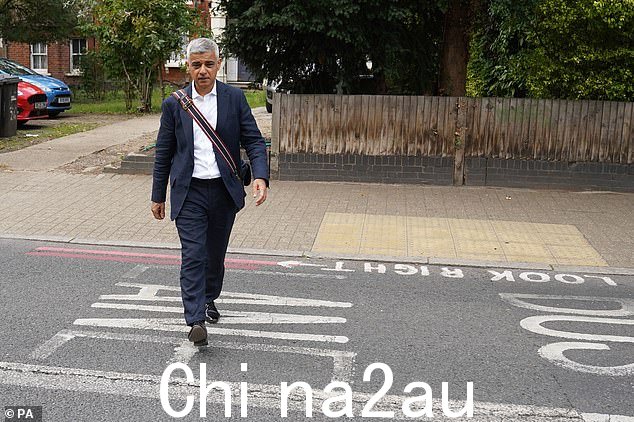 伦敦市长 Sadiq Khan 去年扩大了超低排放区 (Ulez)