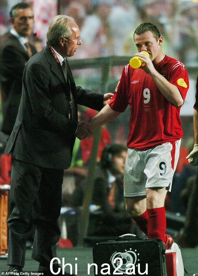 Eriksson was a central figure during Rooney's career with England after handing the striker his debut in 2003, a year before he took centre stage at Euro 2004 in Portugal