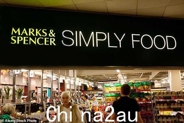 Marks & Spencer 即将取代 Waitrose,成为英国中部地区在“非凡”圣诞节之后的首选超市(库存照片)