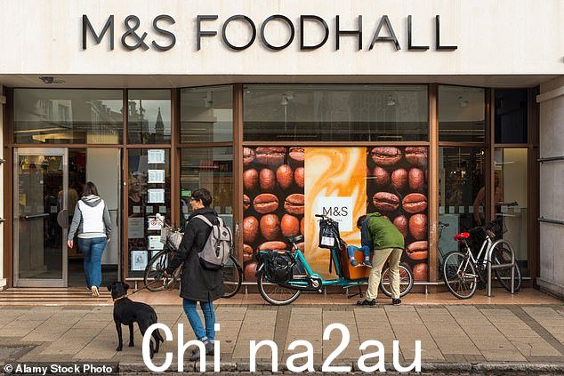 最终结果是,两家连锁店目前的市场份额为 3.8%,玛莎百货有望成为英国第七大食品超市(库存照片)