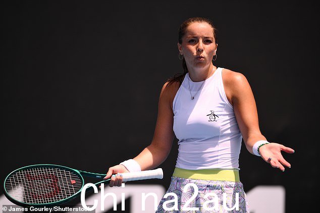 Jodie Burrage 对对手 Tamara Korpatsch 长时间上厕所感到沮丧