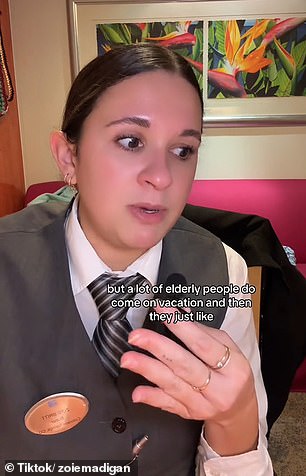 内容创建者使用@zoiemadigan,最近在分享有关长途航行中死亡人员的病态事实后走红