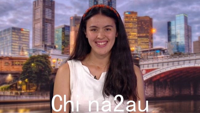 Chloe McCormick 加入了 Andrew Bolt 的行列博尔特周二报道。图片:澳大利亚天空新闻。