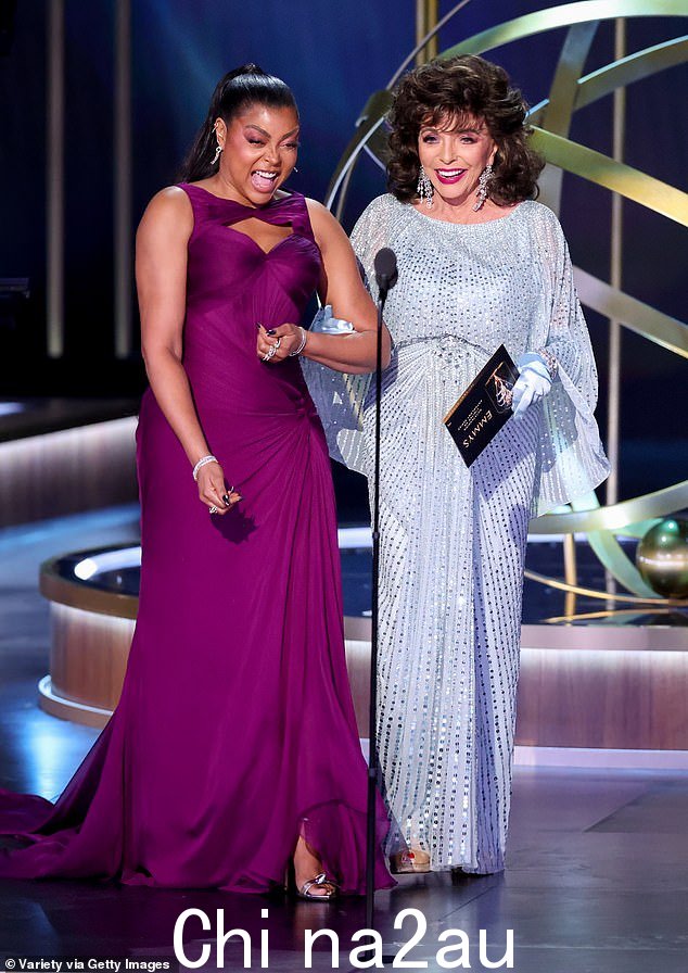 90岁优雅舞台与 53 岁的 Taraji P. Henson 一起颁发杰出限量或选集系列奖