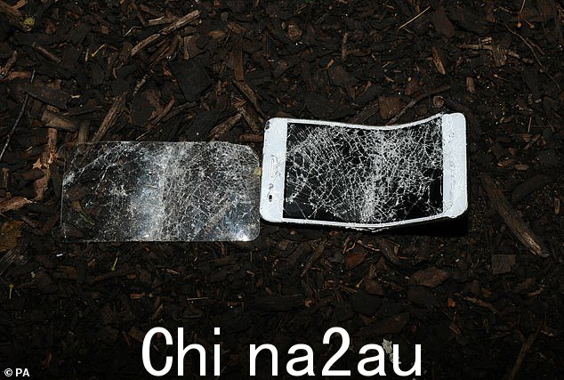 图为恐怖袭击后萨达拉丢弃的手机
