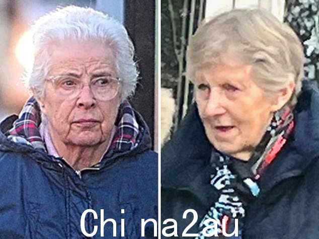 艾琳·伊戈修女(左)和莎拉·麦克德莫特修女各被判入狱三年
