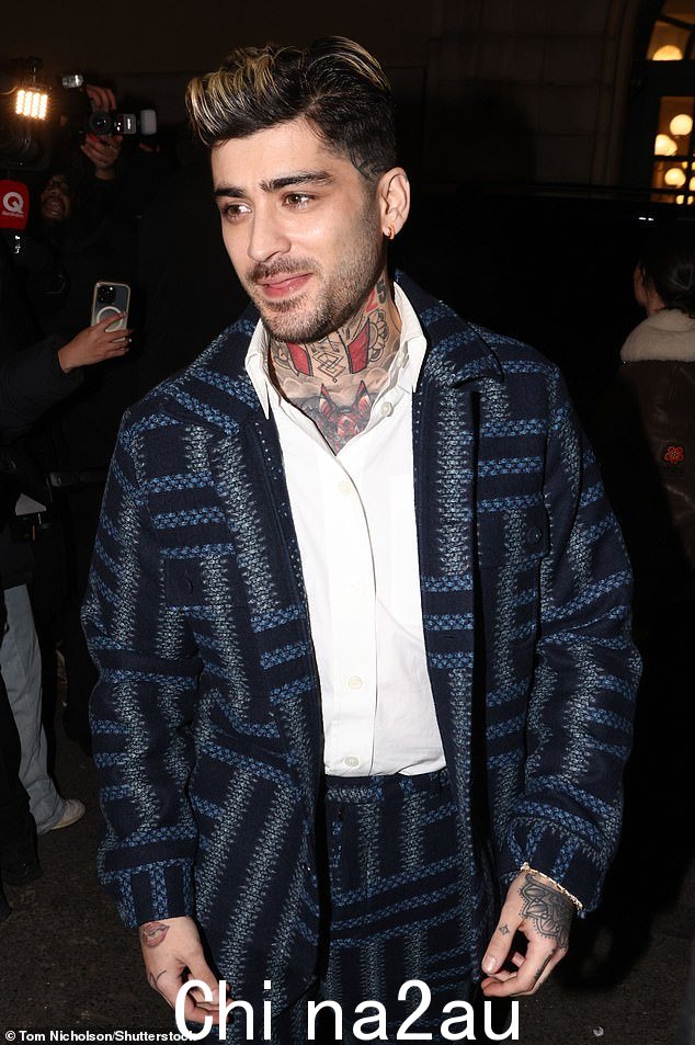 这位前 One Direction 明星很少出现在此类活动中,因为他与焦虑作斗争,这导致他取消了演出